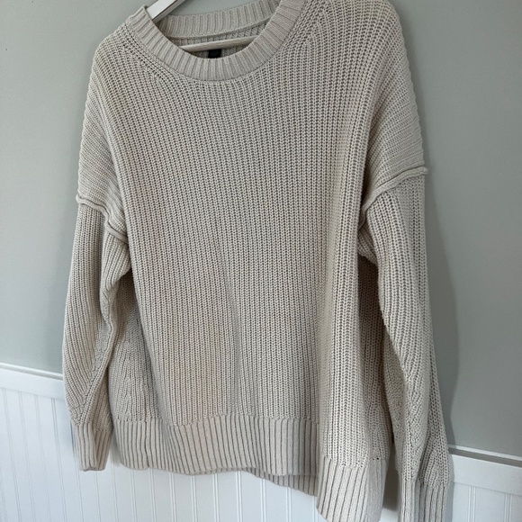 Crewneck Pullover Sweater Cotton - Picture 2 of 5